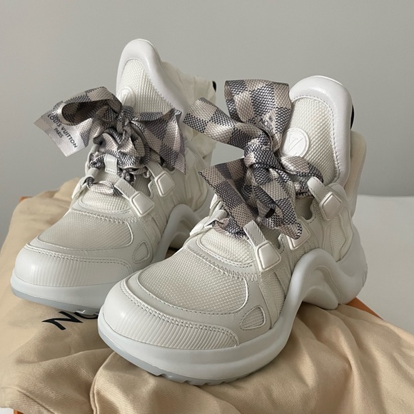 LOUIS VUITTON Women sneakers size 35 (size 5) BRAND NEW ORIGINAL PACKAGING - Picture 5 of 10